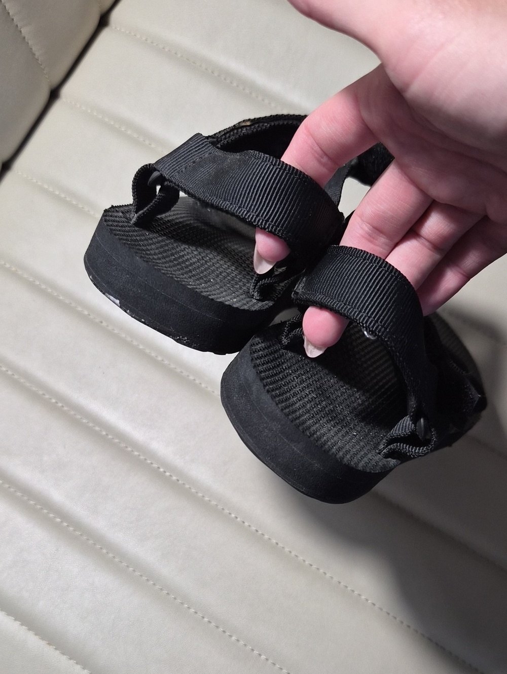 Teva Black Adjustable Sport Sandals 8 Womens - Picture 7 of 7